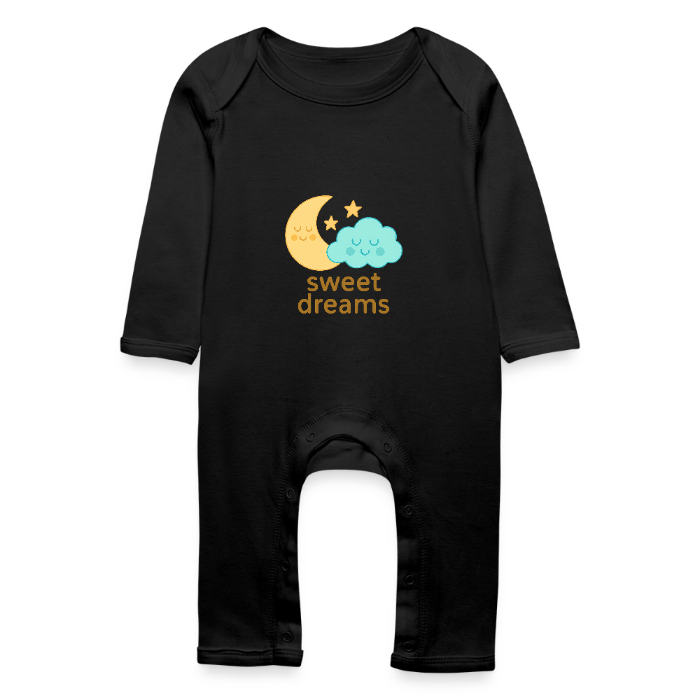 Baby Bio Strampler „ Sweet Dreams" - Schwarz