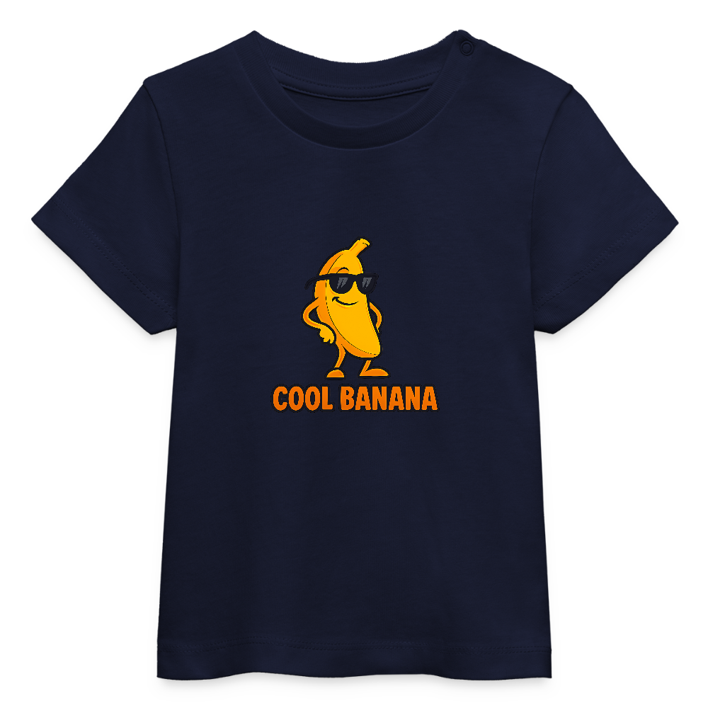 Stanley/Stella Baby Bio-T-Shirt Motiv „Cool Banana" - Navy