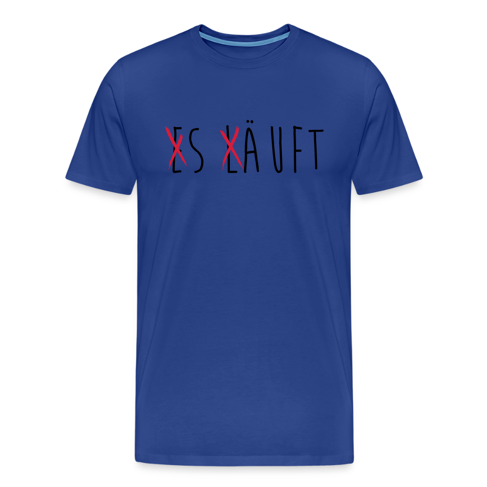 Männer Premium T-Shirt „ Es läuft" - Königsblau