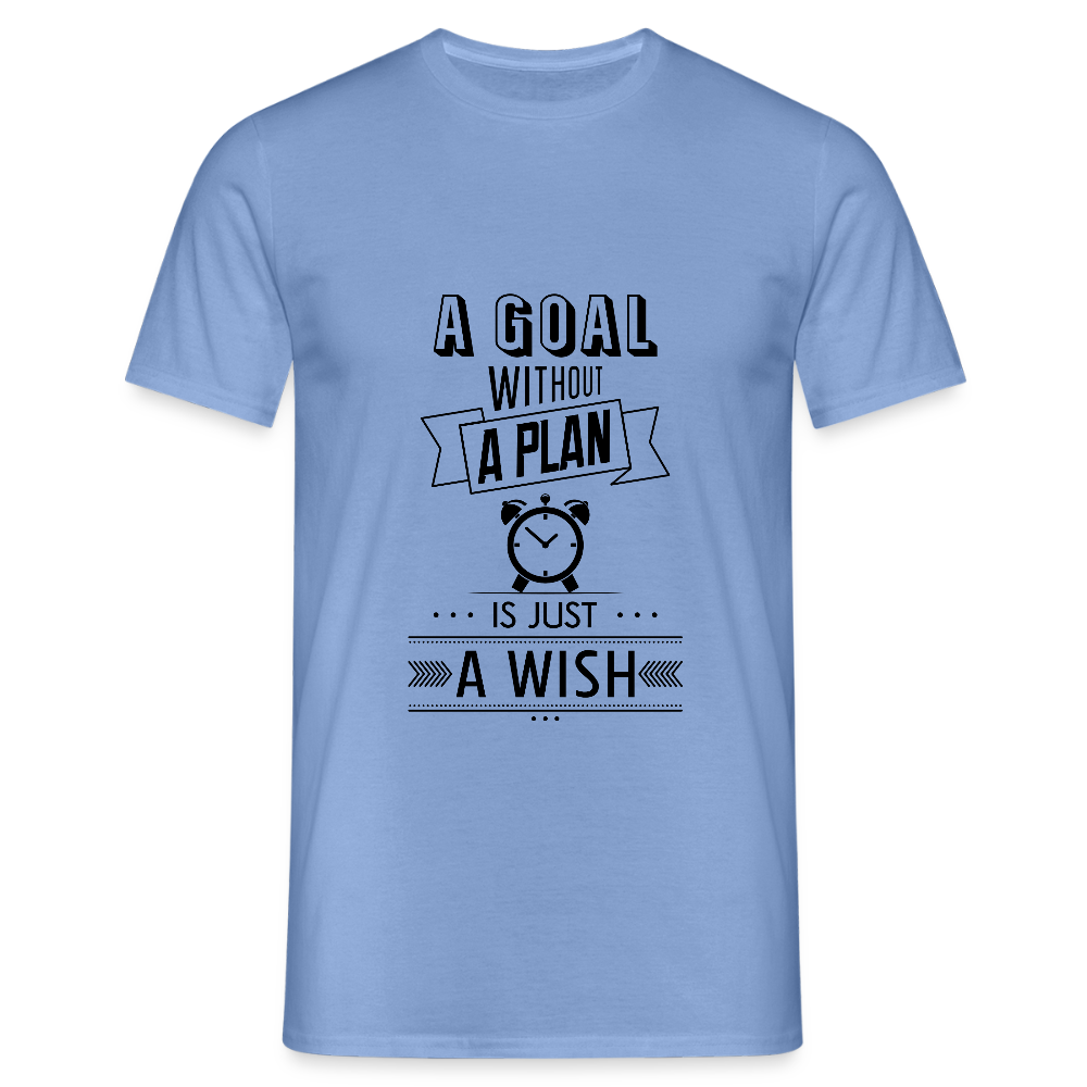 Männer T-Shirt „ wish" - carolina blue