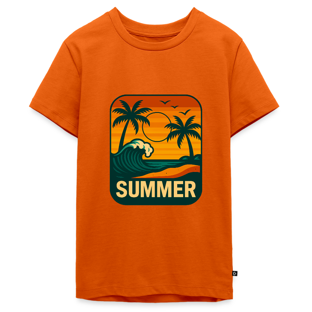 Teenager Premium T-Shirt „ Summer" - Orange