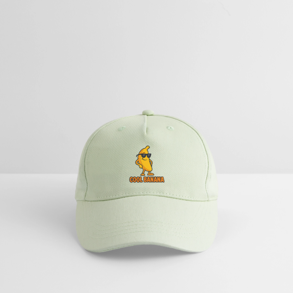 Kinder Bio Basecap „ Cool Banana" - Helles Mintgrün