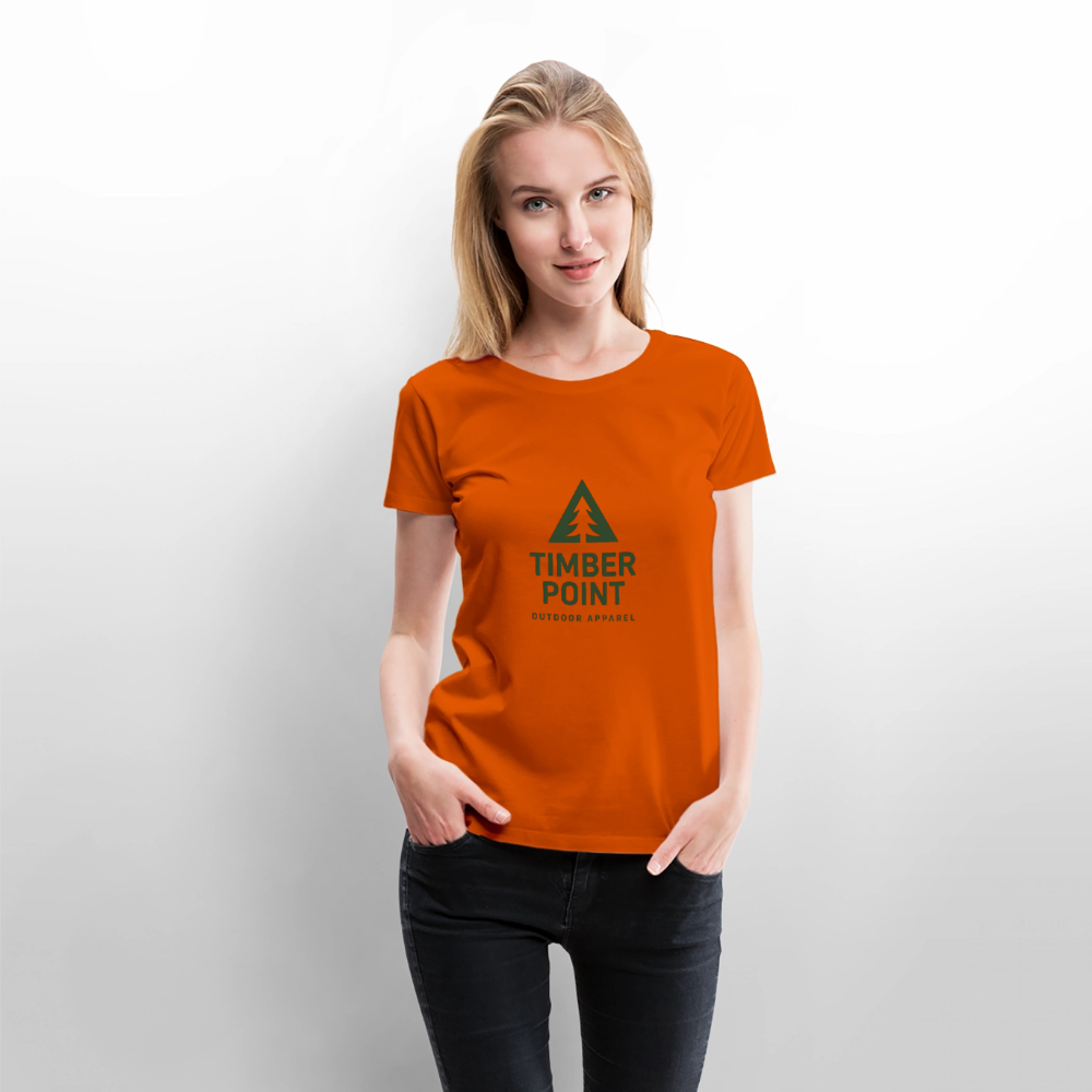 Frauen Premium T-Shirt „ Timber Point" - Orange