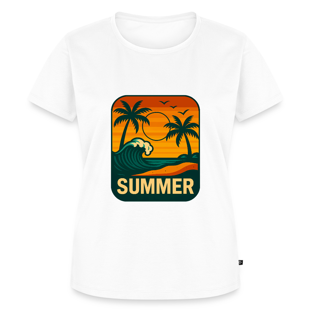 Frauen Premium T-Shirt „ Summer" - Weiß