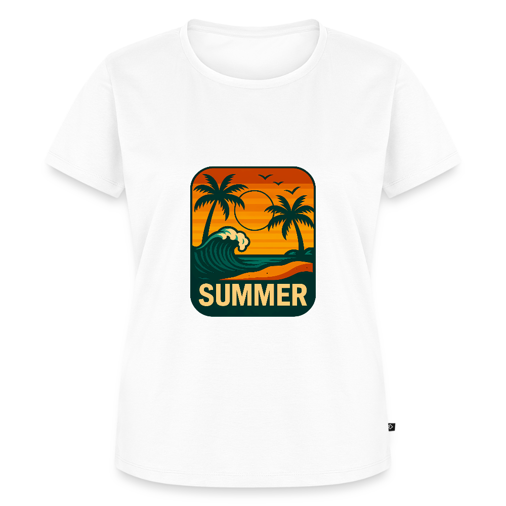 Frauen Premium T-Shirt „ Summer" - Weiß