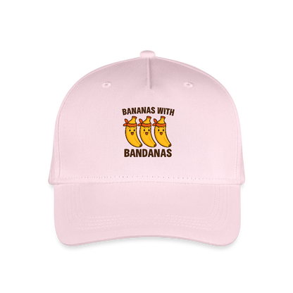 Kinder Bio Basecap „ Bananas with Bandanas" - Hellrosa