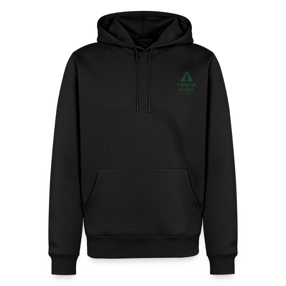Männer Premium Hoodie „ Timber Point" - Schwarz