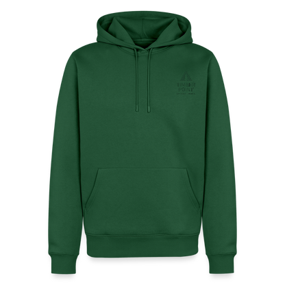 Männer Premium Hoodie „ Timber Point" - Flaschengrün