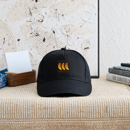 Kinder Bio Basecap „ Bananas with Bandanas" - Schwarz