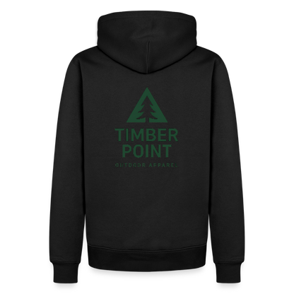 Männer Premium Hoodie „ Timber Point" - Schwarz