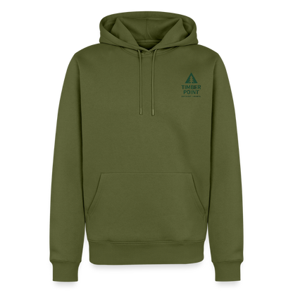 Männer Premium Hoodie „ Timber Point" - Khaki