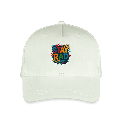 Kinder Bio Basecap „ Stay Rad" - Helles Mintgrün