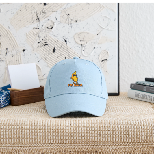 Kinder Bio Basecap „ Cool Banana" - Hellblau