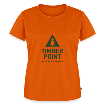 Frauen Premium T-Shirt „ Timber Point" - Orange 