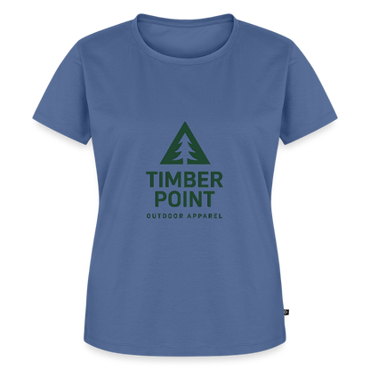 Frauen Premium T-Shirt „ Timber Point" - Taubenblau