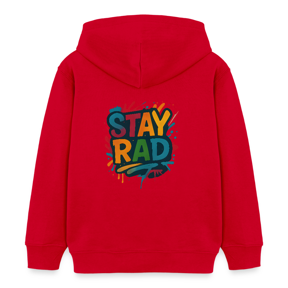 Stanley/Stella Kinder Hoodie  „ Stay RAD" - Rot
