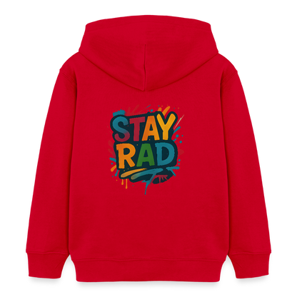 Stanley/Stella Kinder Hoodie  „ Stay RAD" - Rot