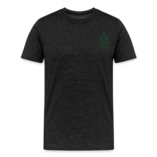 Männer Premium T-Shirt „ Timber Point! - Anthrazit