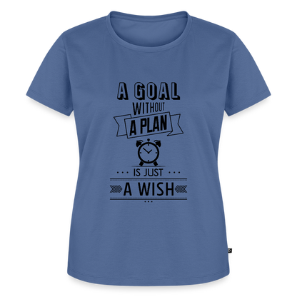Frauen Premium T-Shirt „ Wish" - Taubenblau