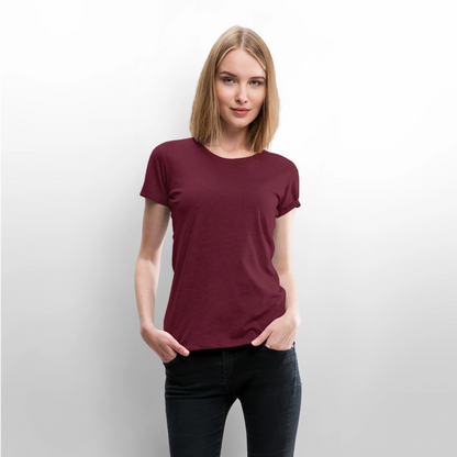 Frauen Premium T-Shirt - Burgunderrot