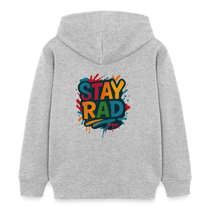 Stanley/Stella Kinder Hoodie  „ Stay RAD" - Grau meliert