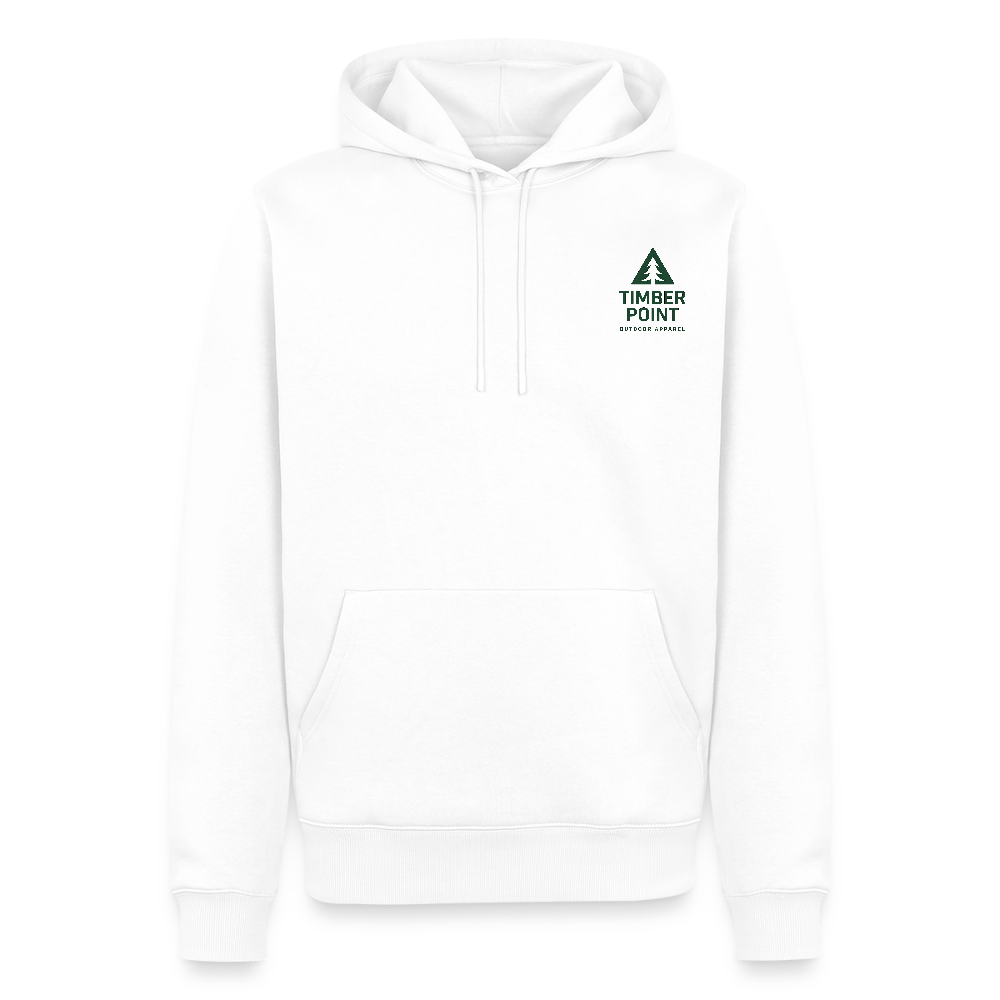 Männer Premium Hoodie „ Timber Point" - Weiß