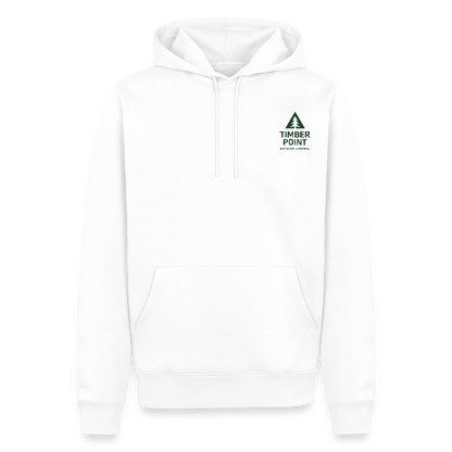 Männer Premium Hoodie „ Timber Point" - Weiß