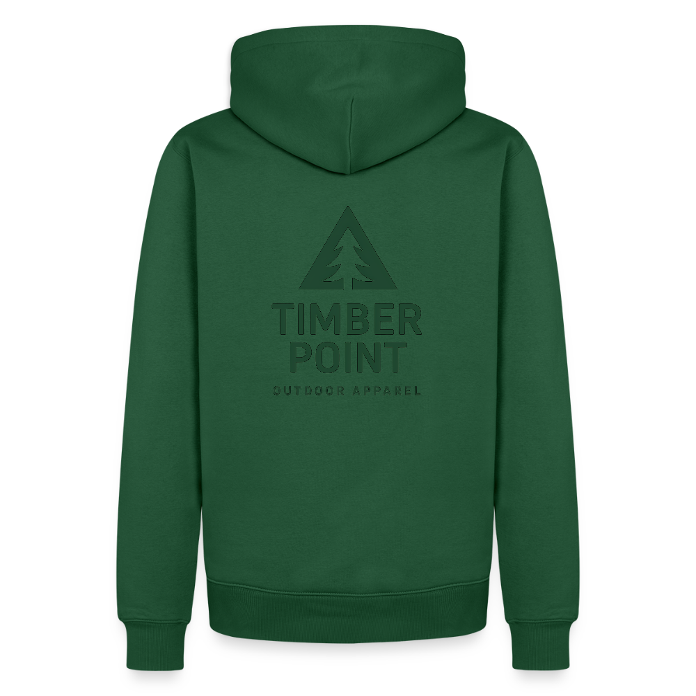 Männer Premium Hoodie „ Timber Point" - Flaschengrün