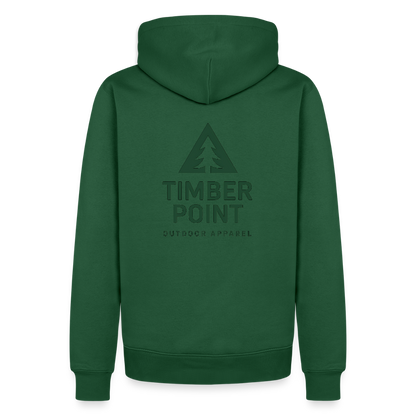 Männer Premium Hoodie „ Timber Point" - Flaschengrün