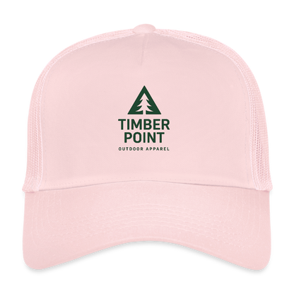 Trucker Cap „ Timber Point" - Hellrosa