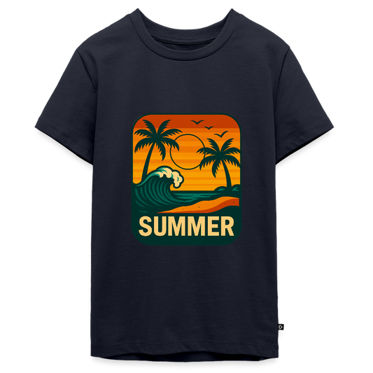 Teenager Premium T-Shirt „ Summer" - Navy