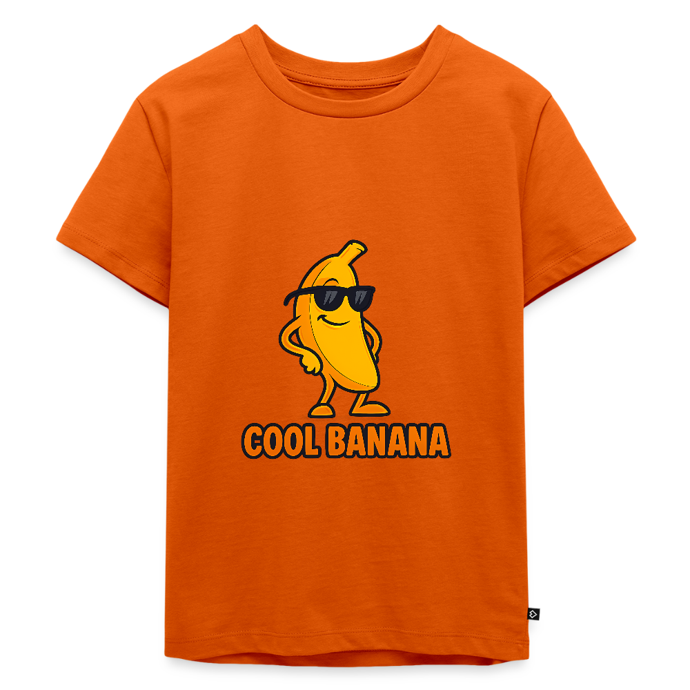 Kinder Premium T-Shirt „ Cool Banana" - Orange 