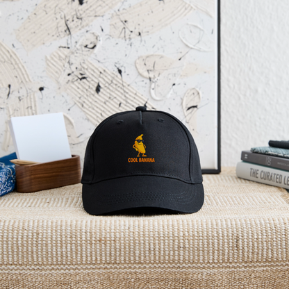 Kinder Bio Basecap „ Cool Banana" - Schwarz