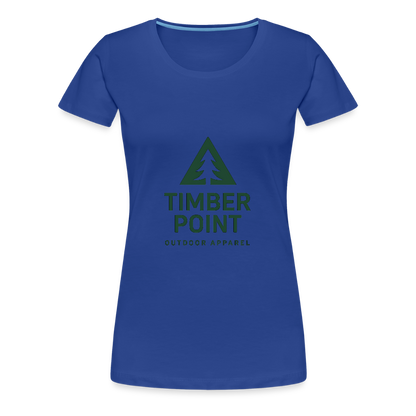 Frauen Premium T-Shirt „ Timber Point" - Königsblau