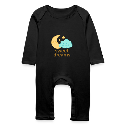 Baby Bio Strampler „ Sweet Dreams" - Schwarz
