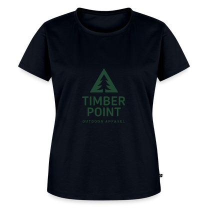 Frauen Premium T-Shirt „ Timber Point" - Navy