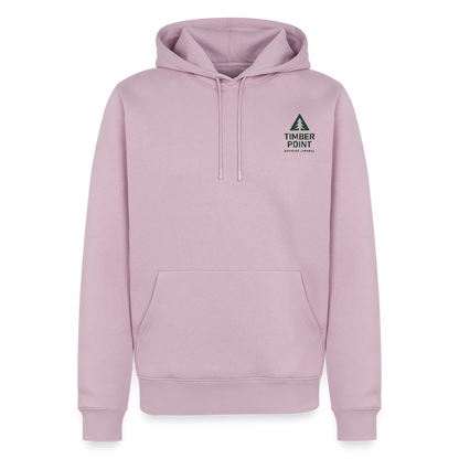 Männer Premium Hoodie „ Timber Point" - Altrosa