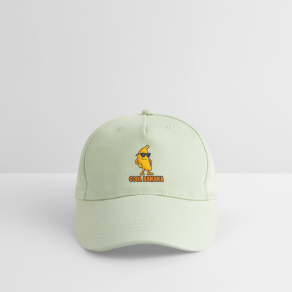 Kinder Bio Basecap „ Cool Banana" - Helles Mintgrün