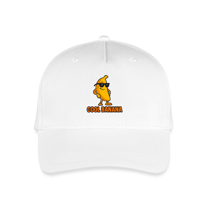 Kinder Bio Basecap „ Cool Banana" - Weiß