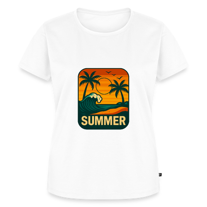 Frauen Premium T-Shirt „ Summer" - Weiß